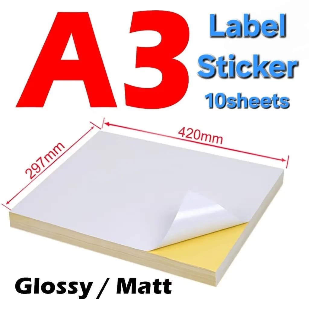 A3 Sticker paper